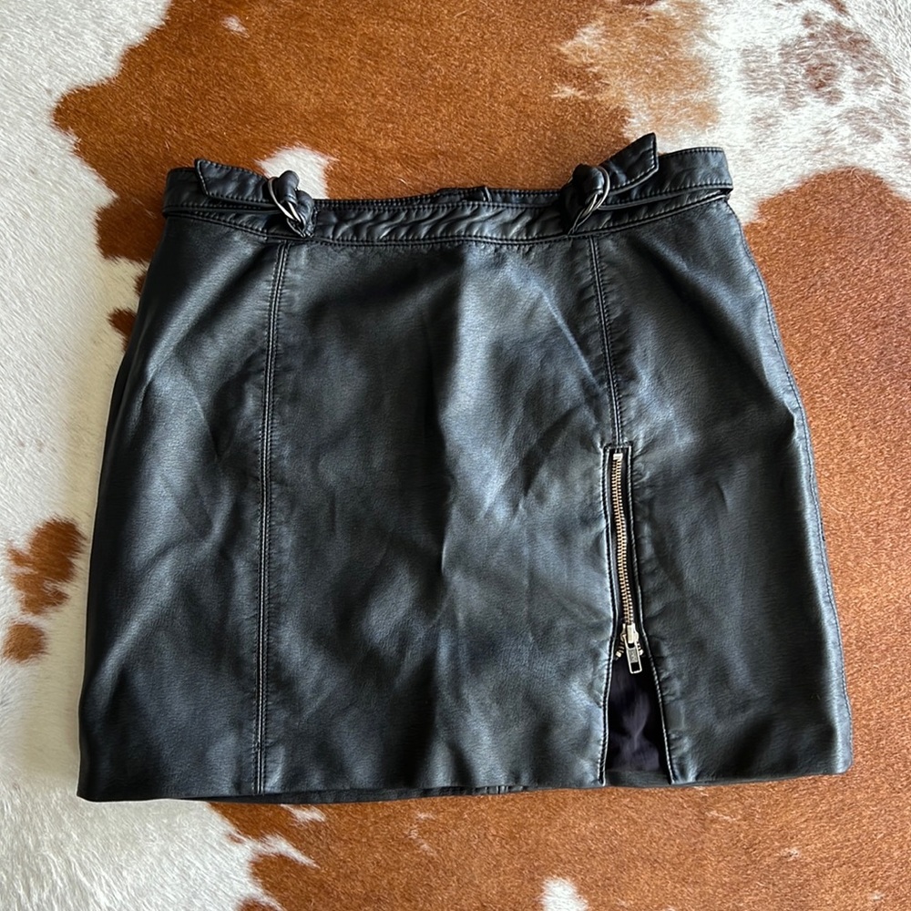 Free People Vegan Leather Mini